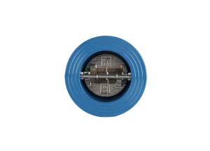 Válvula de retenção Wafer de placa dupla Válvula borboleta Pn 10/Pn16 com mola para marinha e indústria